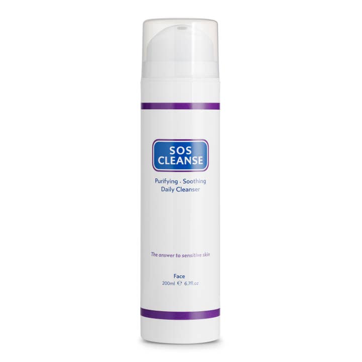 SOS Cleanse Facial Cleanser 200ml for wholesale by SOS Serum Skincare