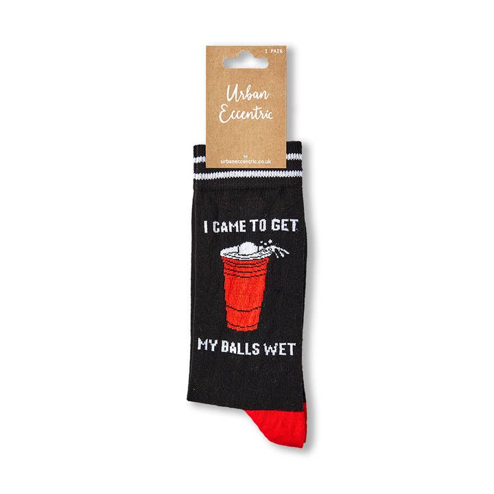 Urban Eccentric - Wholesale Socks - Unisex - CLEARANCE Unisex I Came To Get My Balls Wet Socks