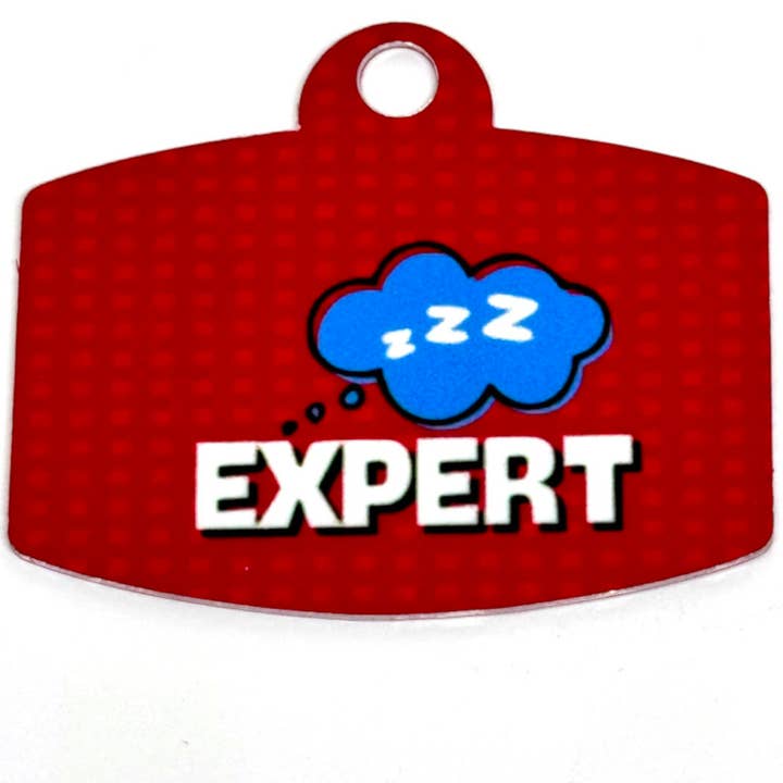 Expert Snoozer Digital QR Code Red Pet Tag: for wholesale by Afropawlitan