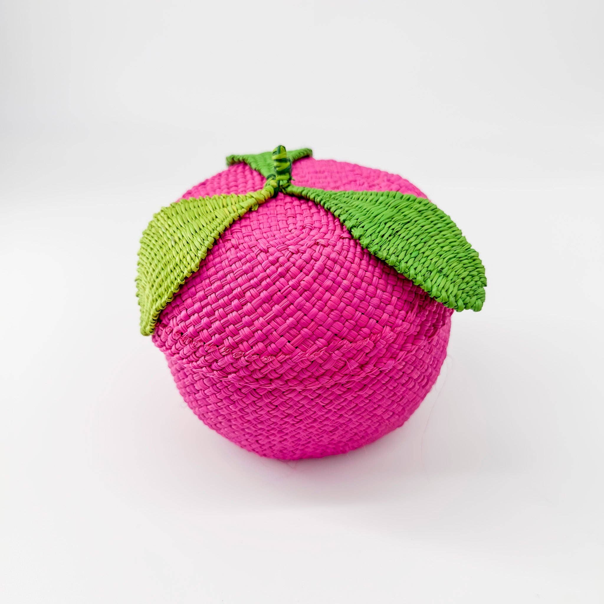 Belart Fair Trade - Wholesale Basket - Iraca-Hand-Woven - 4.5" Fruit Top Basket4