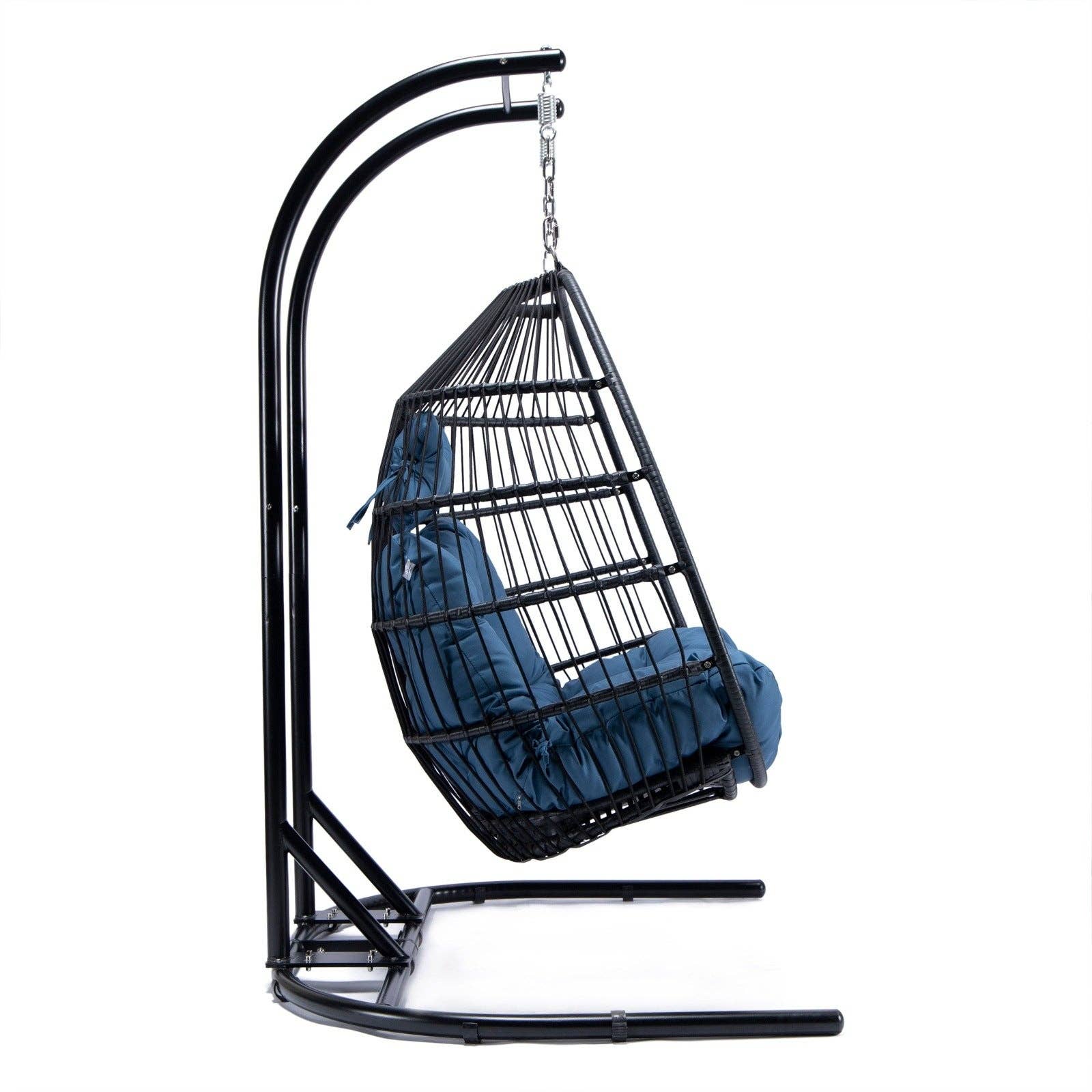 LeisureMod - Wholesale Egg Chair - Wicker 2 Person Double Folding Hanging Egg Swing Chair99