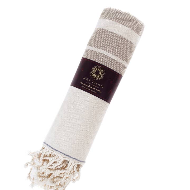 KAFTHAN - Venta al por mayor Toallas de baño - Toalla turca Bianca 1, 100% algodón, para baño y playa, manta