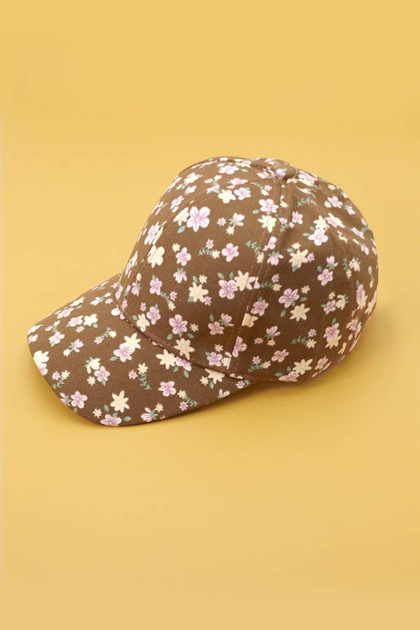 JOSSLYN by wall to wall - Wholesale Baseball Cap - Women's - FLORAL CASUAL BASEBALL CAP | 40HW7163