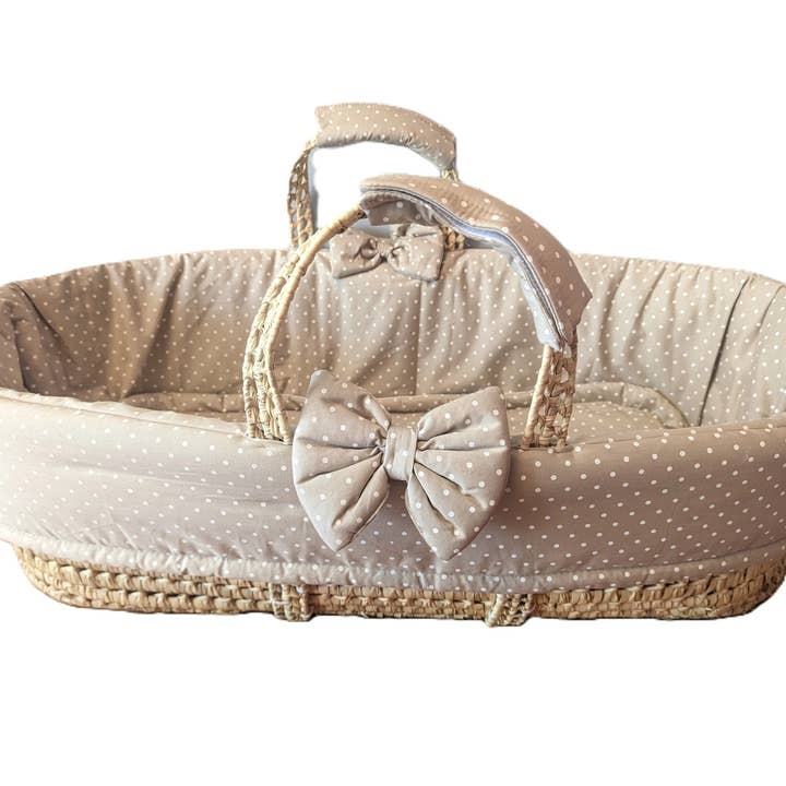 High crafty - Wholesale Bassinet - Baby - Palm Moses Basket for Babies 0–6 Months – Handwoven Natural 3