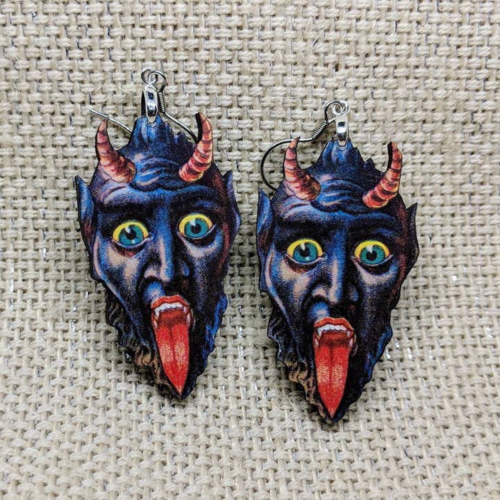 Brincos de Natal Krampus por atacado de Iamsonotcool