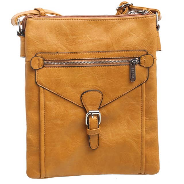Bessie London – wholesale Messenger Bag – Women’s – 3 Pocket Messenger Bag6
