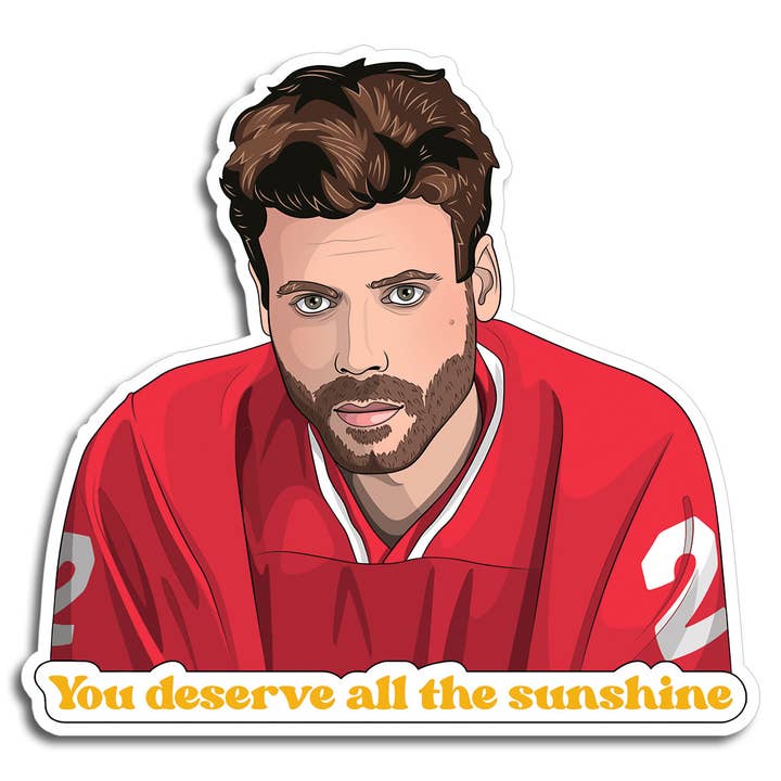 Ophedet rivalisering solskin formskåret klistermærke for engroshandel hos THE FOUND