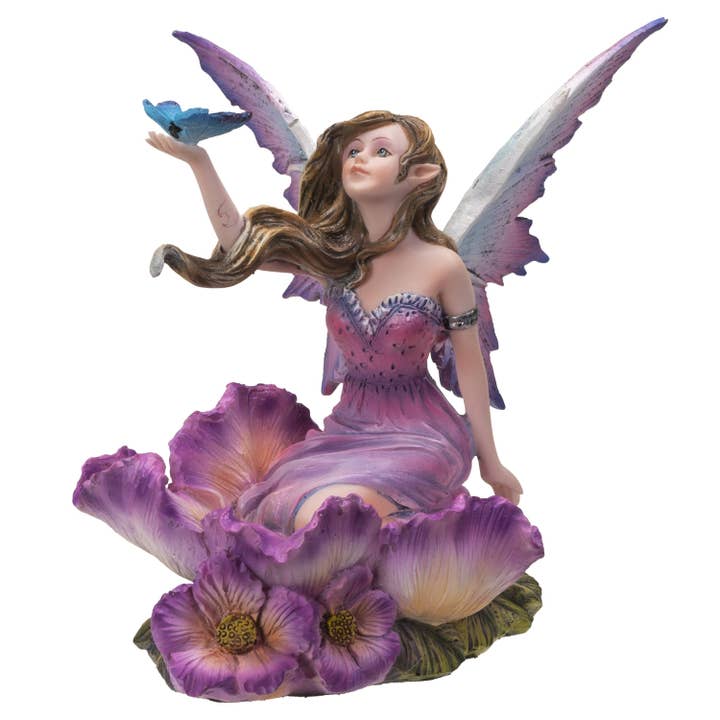 Pacific Trading - Wholesale Decorative Figurine - 15280 Blessing Fairy With Butterfly C/12