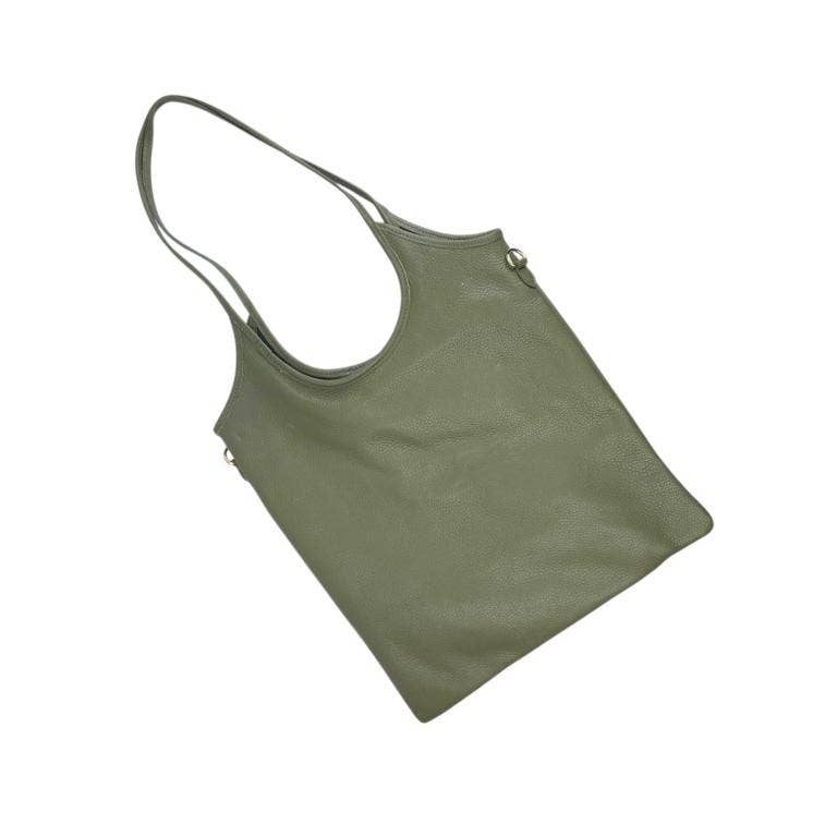 Chenson & Gorett - Wholesale Schoudertas - Dames - Leren schoudertas met lange hengsels en afneembare verstelbare schouderband4