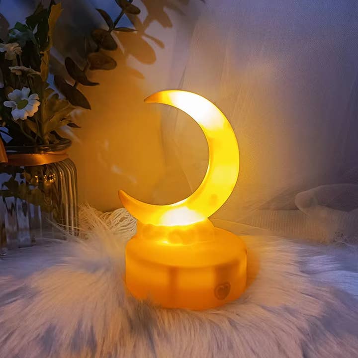La Bella Monte - Wholesale Night Light - Crescent Moon Night Light LED Lamp For Home Decor -Assorted2
