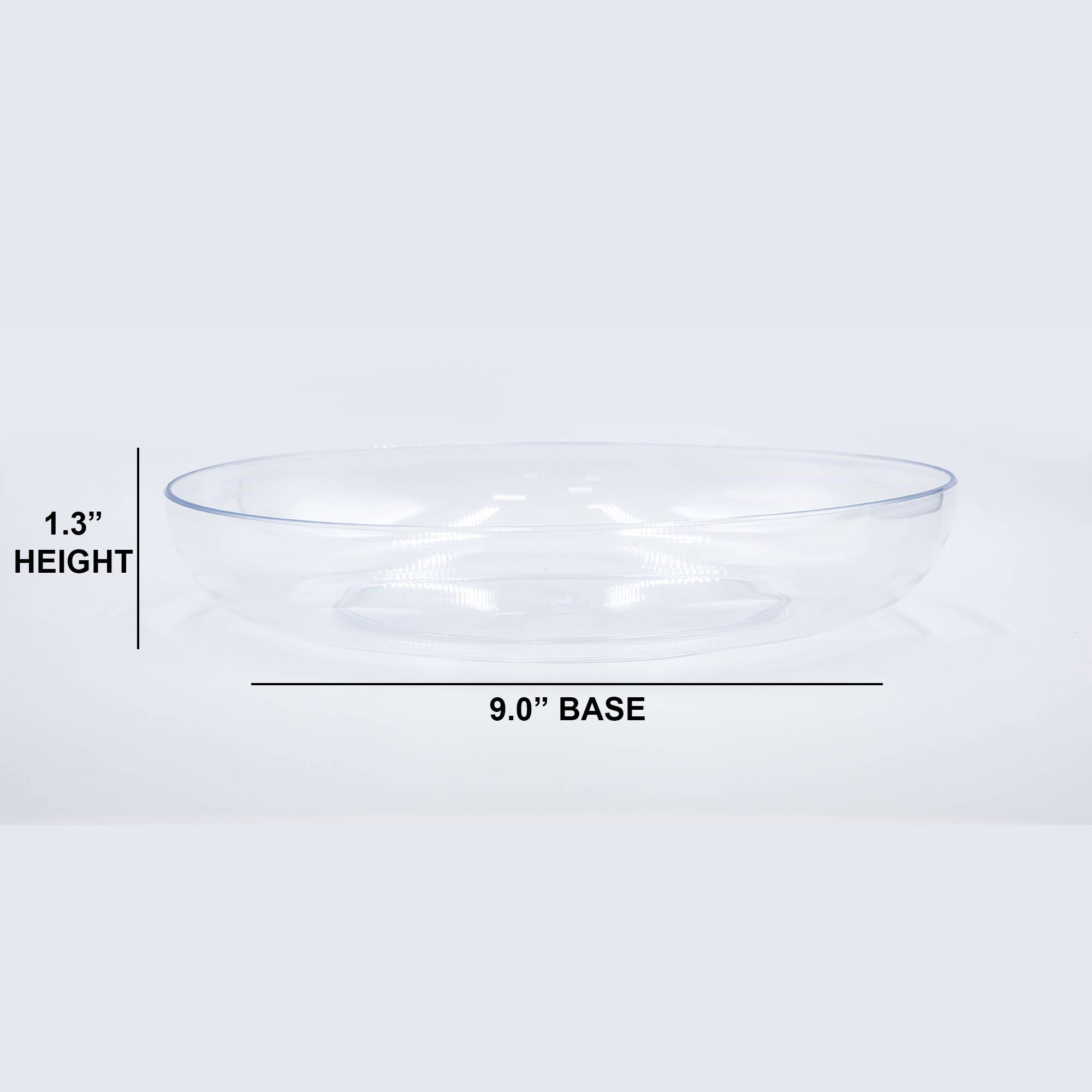 UNIMIX FLORAL - Wholesale Decorative Plate/Dish/Bowl -  Plastic Dish Saucer, Floral, Wedding & Holiday 9"0