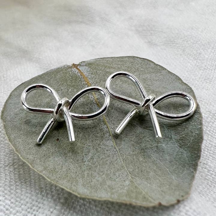 Bow Studs for wholesale by Open Fire Jewellery