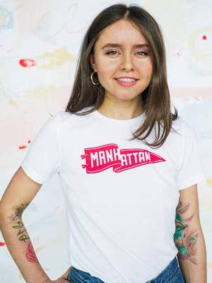 Manhattan Tee for wholesale by Megan Phillips Collection