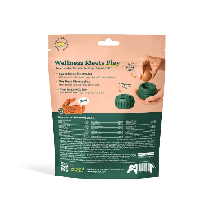 Woof - Wholesale Pet Treats - Dog - All-in-1 Wellness Pops