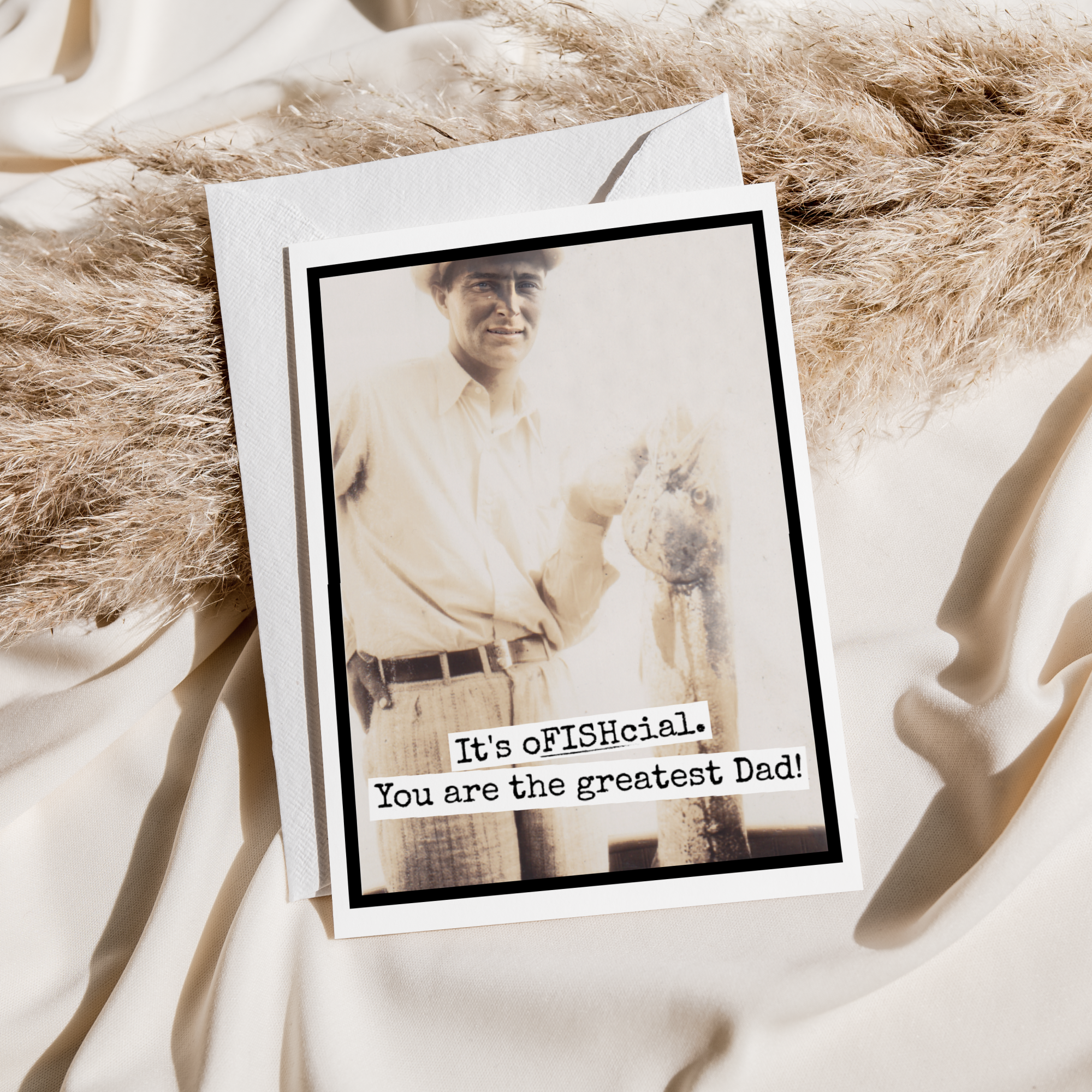 Raven's Rest Studio - Wholesale Father's Day Card - Father's Day Card. It's oFISHcial. You Are The Greatest Dad.1