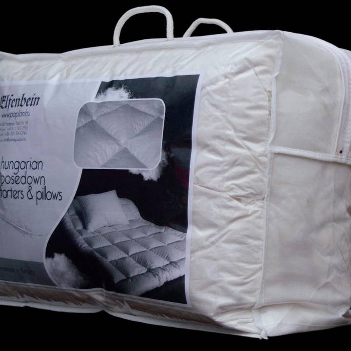 Elfenbein – Almofada de cama por atacado – 850 Fill Power 100% Húngaro Almofada Sanduíche Ganso4