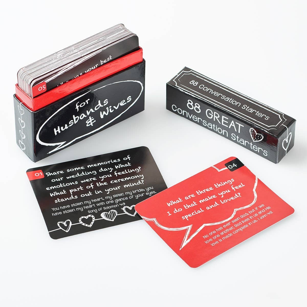 Christian Art Gifts - Wholesale Card Game - 88 Conversation Starters for Husbands & Wives2