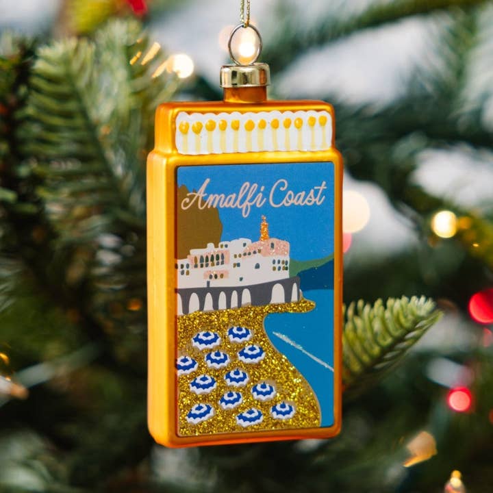 Matchbook Ornament - Amalfikysten for engroshandel hos Furbish Studio