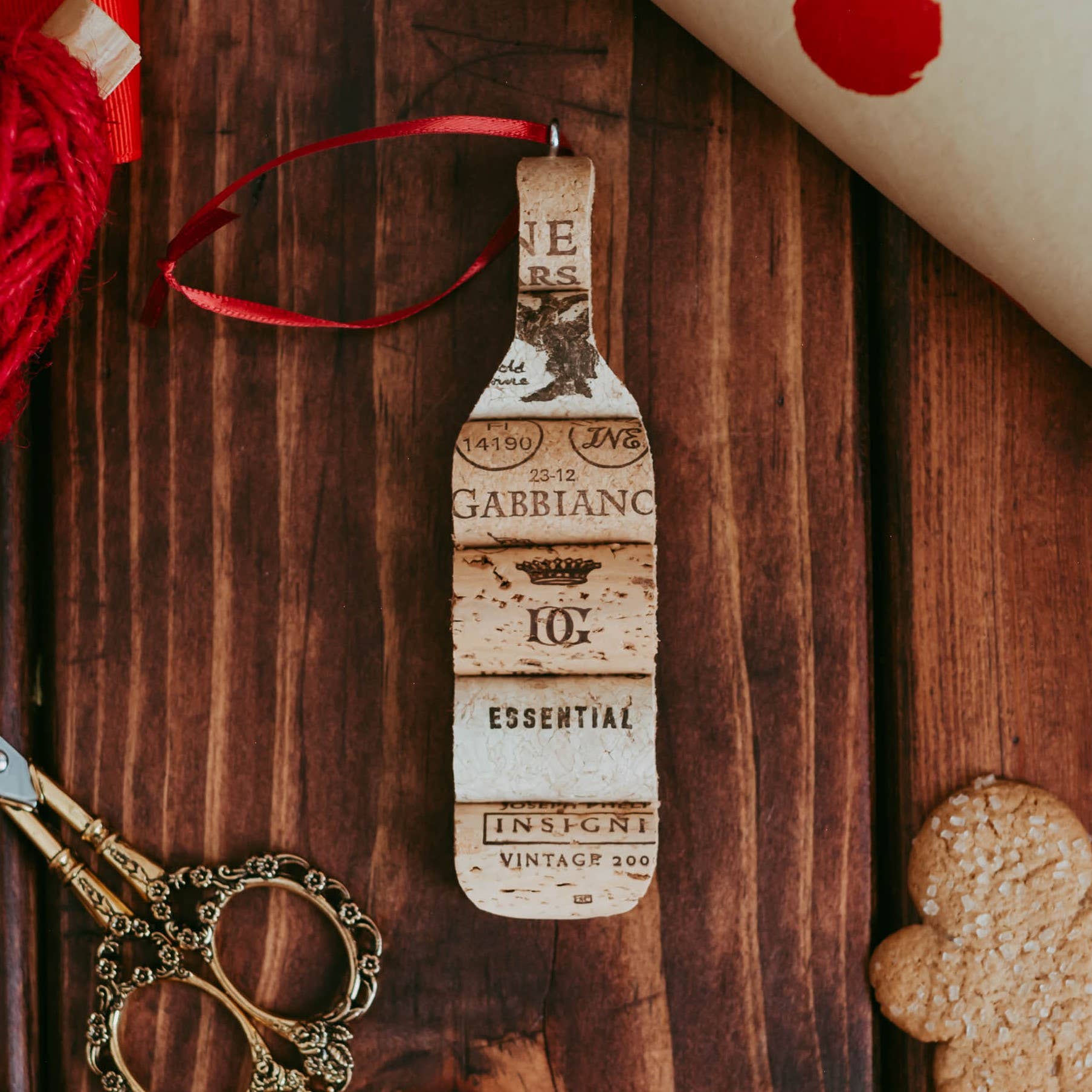 Desert Coastal Studios - Wholesale Ornament - Wine Bottle Shaped Wine Cork Ornament - Rustic Home Decor4