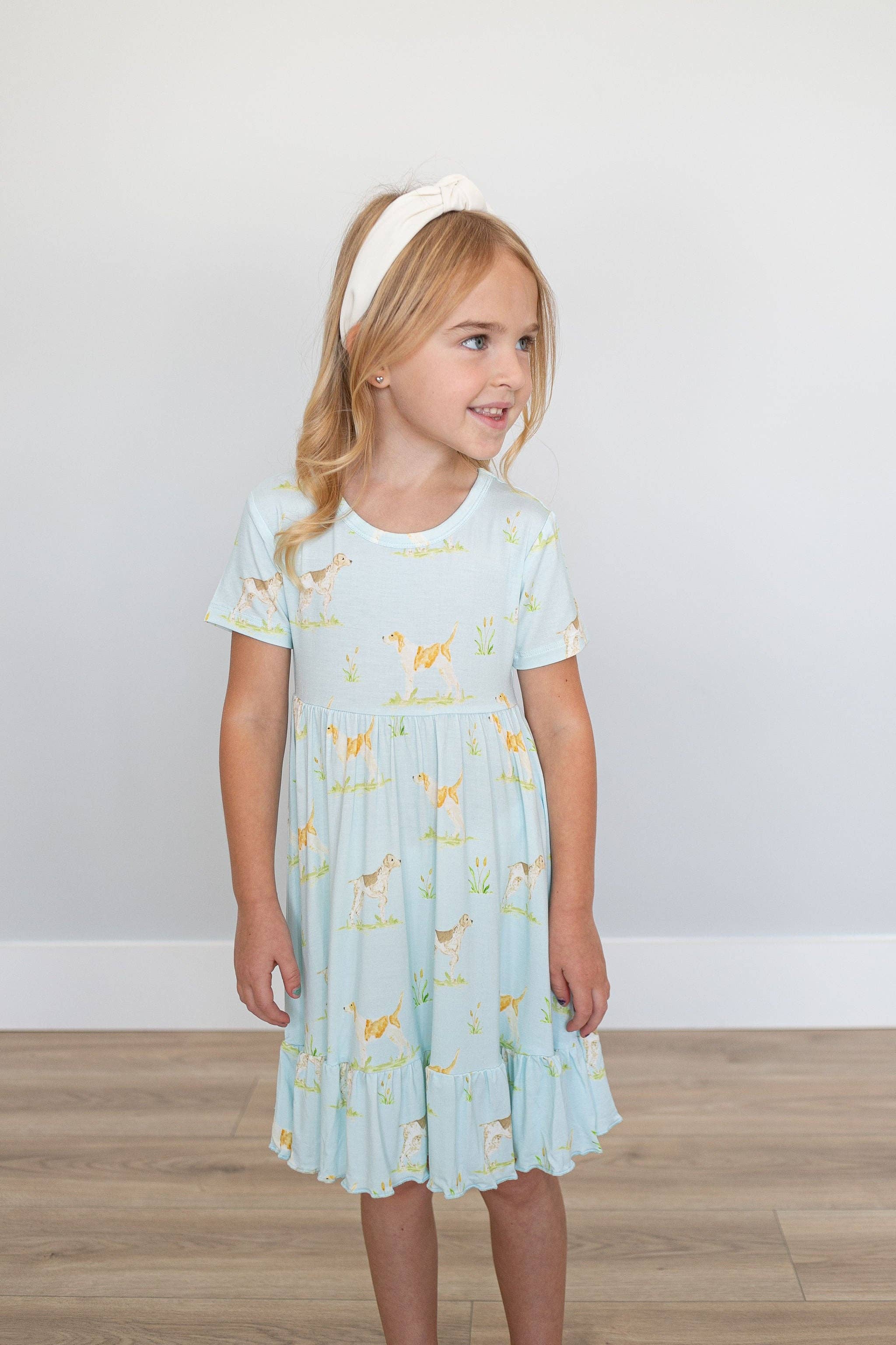 Sweet Bay Clothing - Wholesale Dress - Kids - Hunting Dog Twirl Dress2