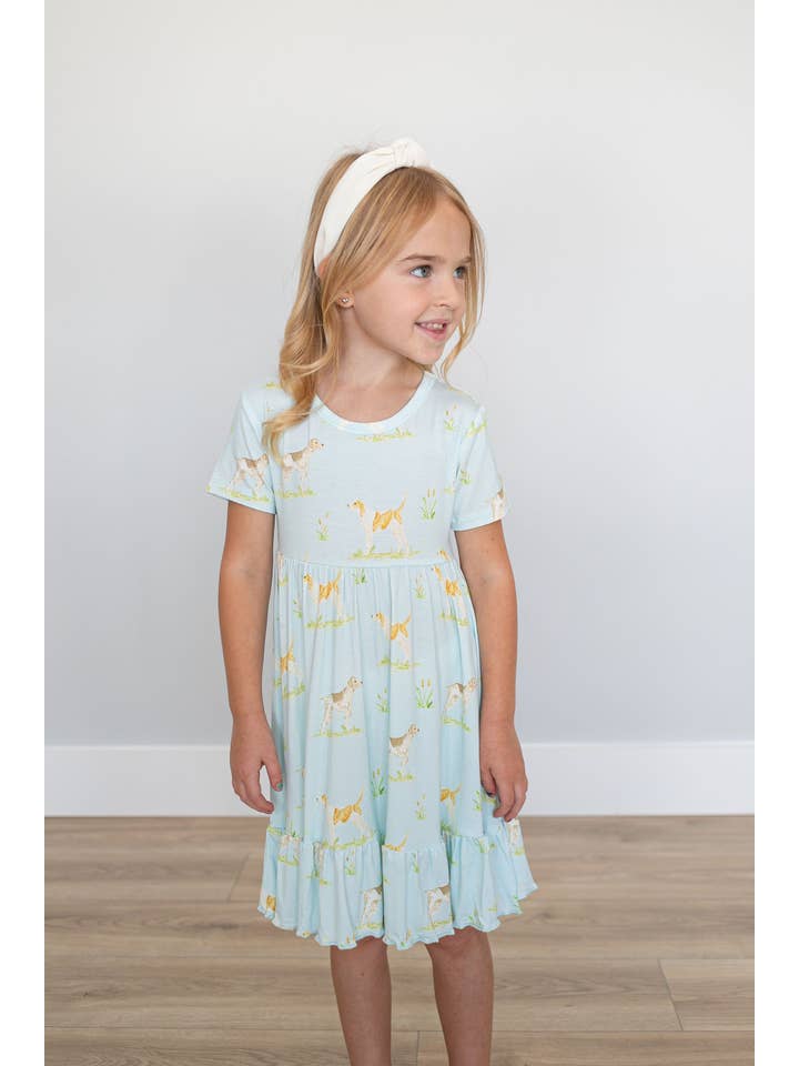 Sweet Bay Clothing - Wholesale Dress - Kids - Hunting Dog Twirl Dress2