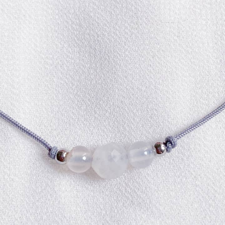 Hochzeits-Countdown-Kalender – Großhandel Perlenarmband – Glücksbringer Armband "mom-to-be" für Schwangerschaft und Geburt mit Mondstein und Achat