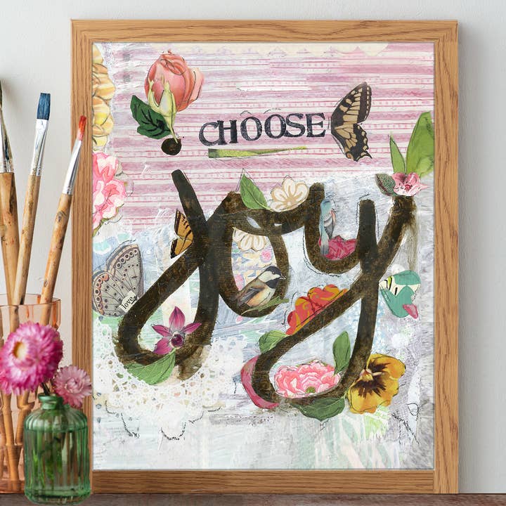 Kelly Rae Roberts - Wholesale Art Print - Choose Joy - Print