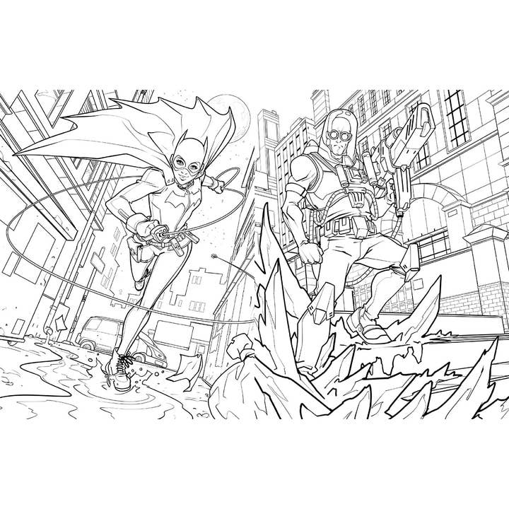 Insight Editions - Wholesale Coloring Book - Kids & Baby - Batman: The Official Coloring Book