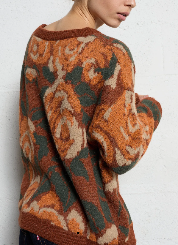 The Korner - USA - Vendita all'ingrosso Maglione tricot - Donna - T24203324 - Maglione da donna con stampa floreale5