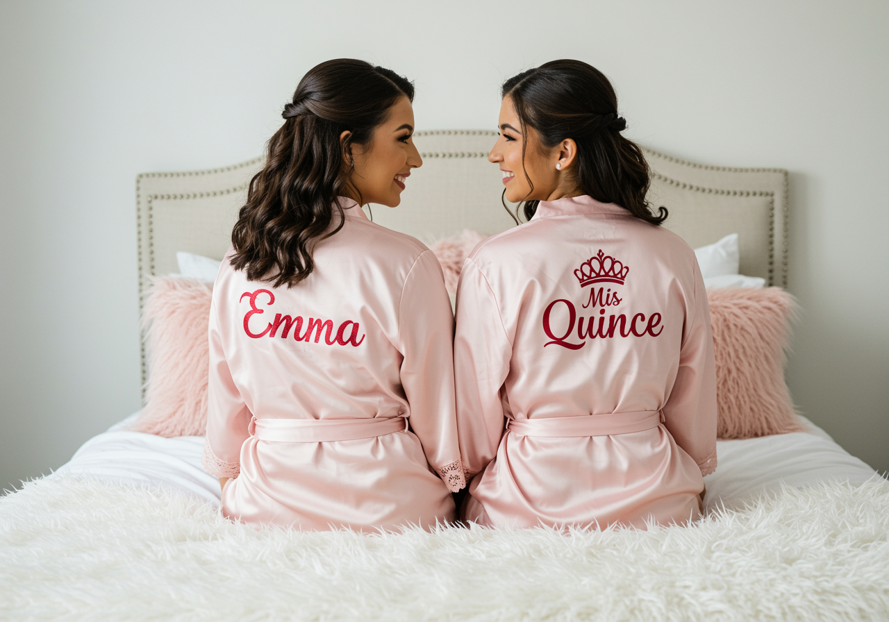 The Blissful - Vendita all'ingrosso Vestaglia - Donna - Abiti per i miei quindici anni Abito da Quinceañera Abito in raso Quince Abiti1