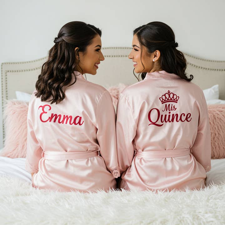 The Blissful - Wholesale Robe – Women's - Mis Quince Anos Robes Quinceanera Robe Satin Quince Robes1