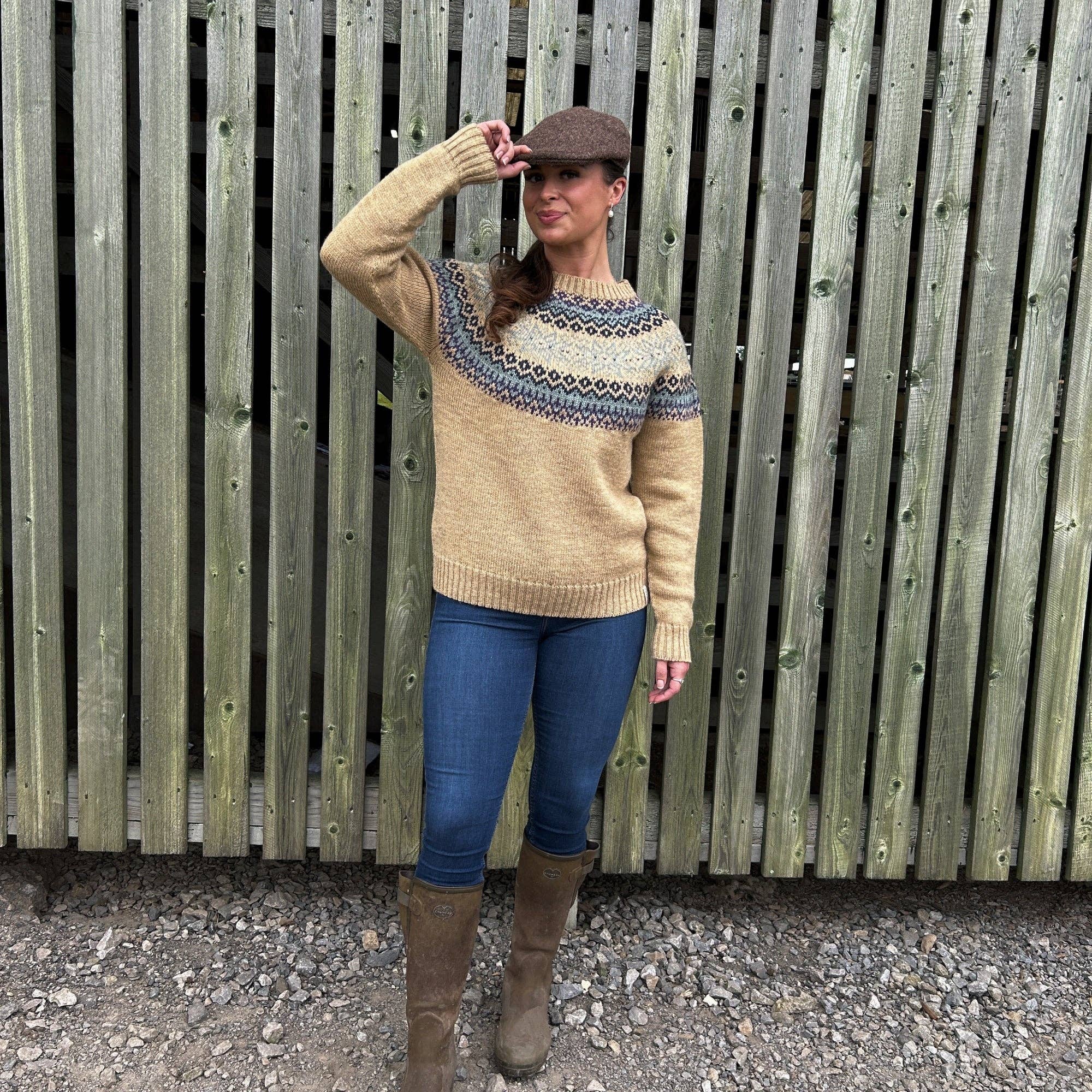 Mars Knitwear – wholesale Knitted jumper – Men′s – British Wool - Cobden - Moreland3