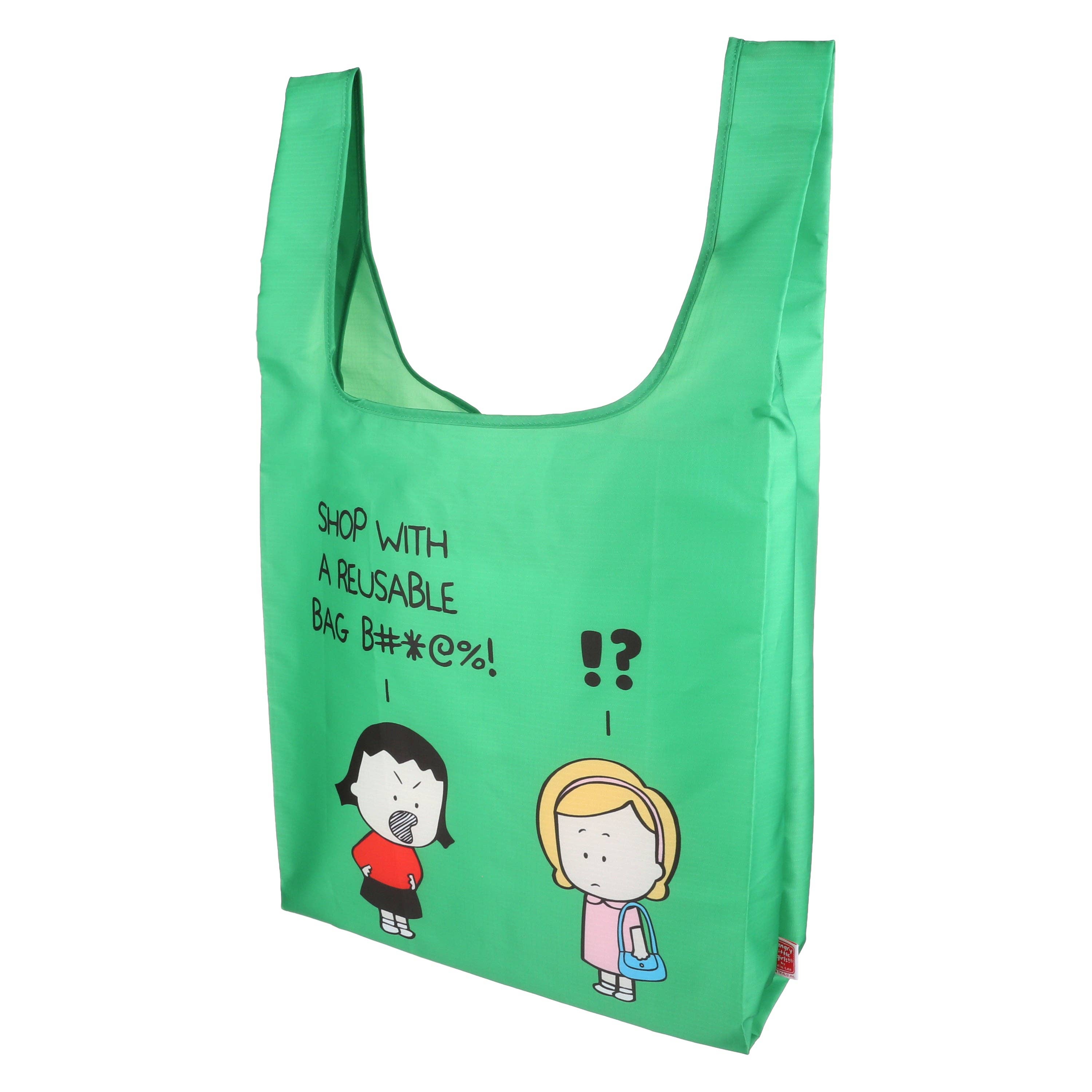 Angry Little Girls - Wholesale Grocery/Shopping Bag - Shop with a Reusable Bag! Extra Large Shopper Bag1