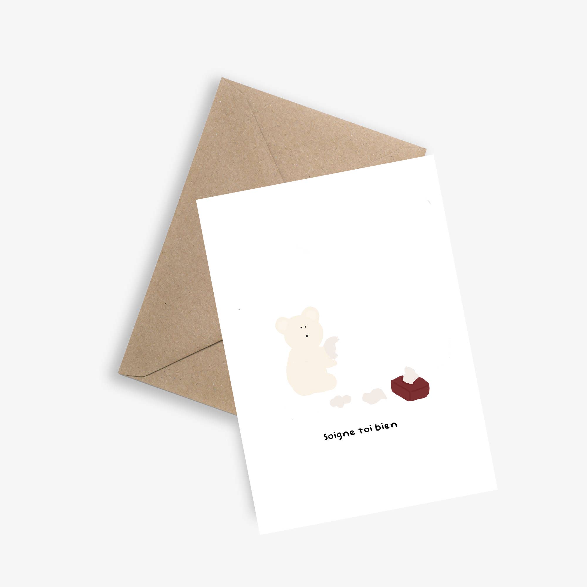 LE PAPIER GRAPHIQUE - Wholesale Everyday Greeting Card - Take good care of yourself (Take care of yourself) - Simple card