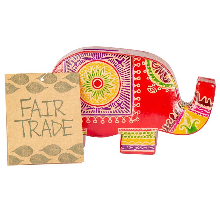 Benjamin International - Wholesale Money/Piggy Bank - Kids & Baby - Baby Elephant Leather Bank2