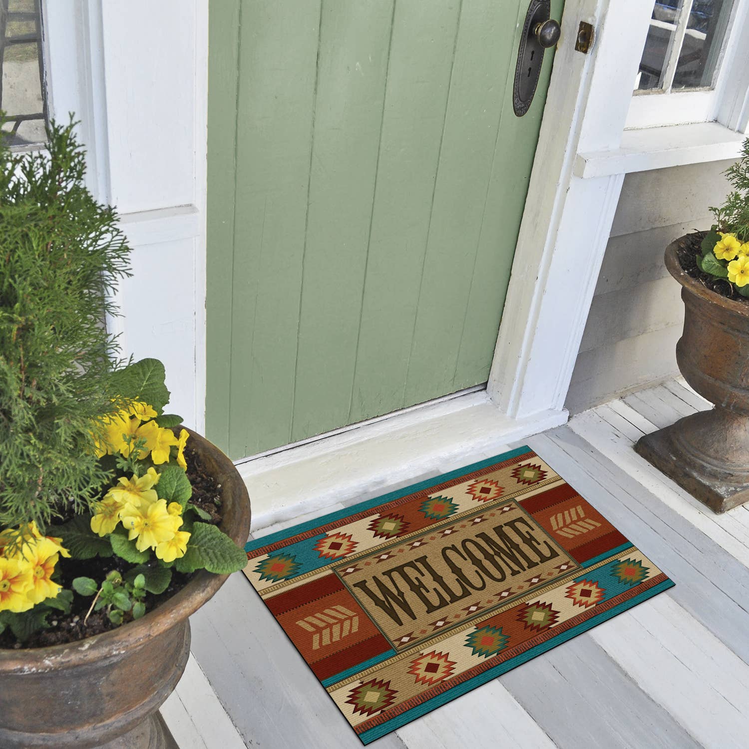 CounterArt/Highland Home/Thirstystone - Wholesale Door Mat - Southwest Welcome Indoor/Outdoor Entryway Floor Mat3