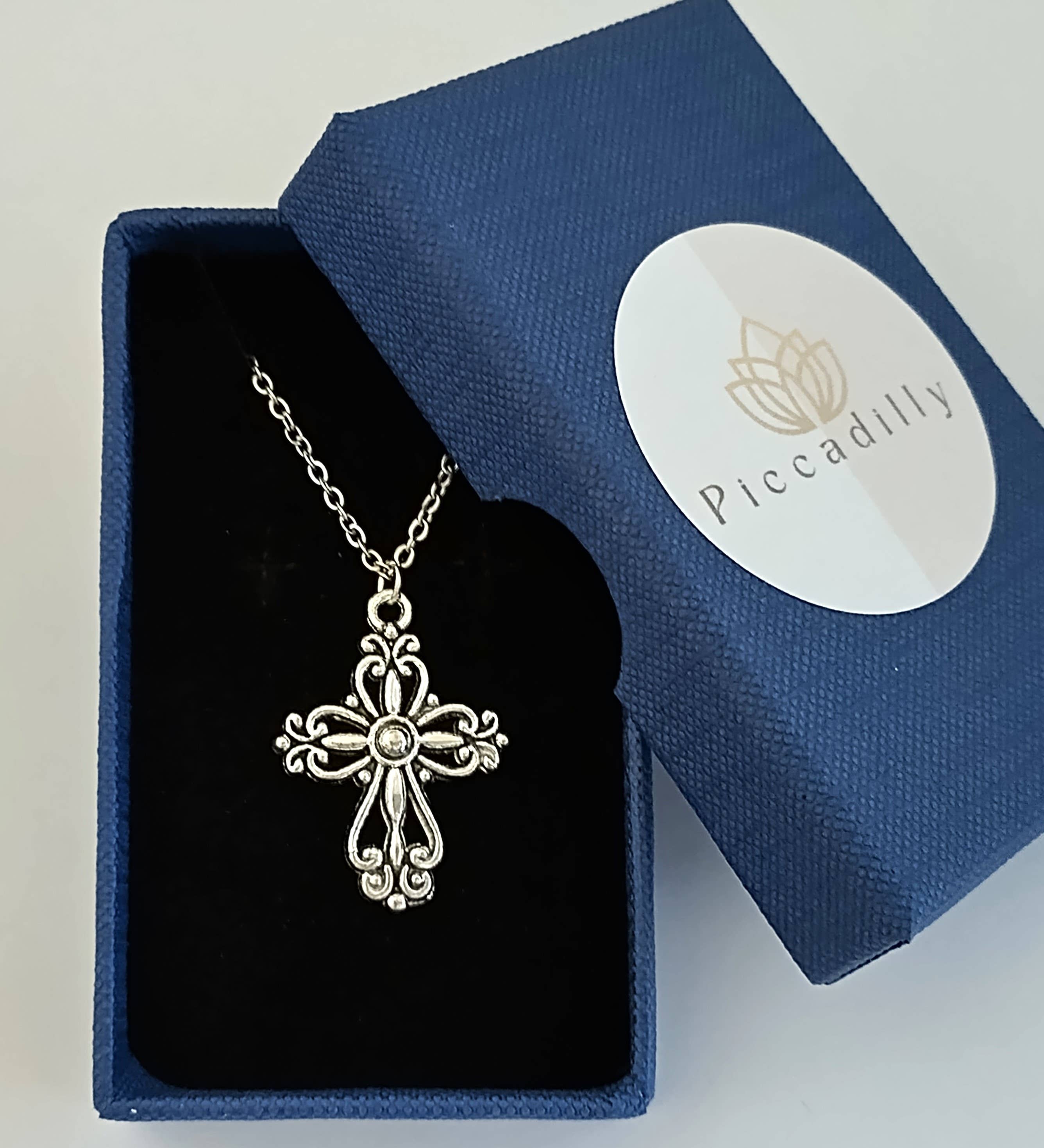 Piccadilly Pendants - Wholesale Pendant/Charm Necklace - Silver Cross Necklace, Religious Jewelry, 2