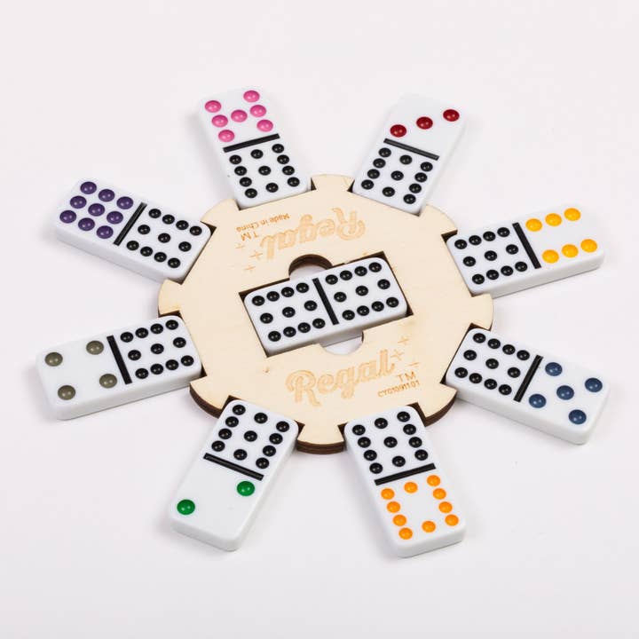 Regal Games - Wholesale Dominoes - Double 15 Mexican Train Dominoes1