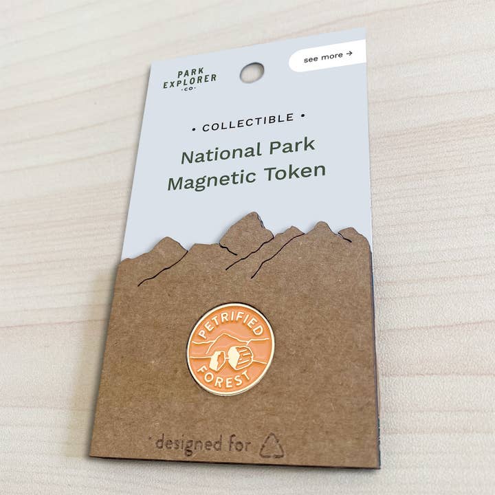 Petrified Forest National Park Enamel Magnet for wholesale by Park Explorer Co.