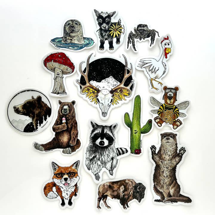 Stickers for wholesale by Liz Park Studio