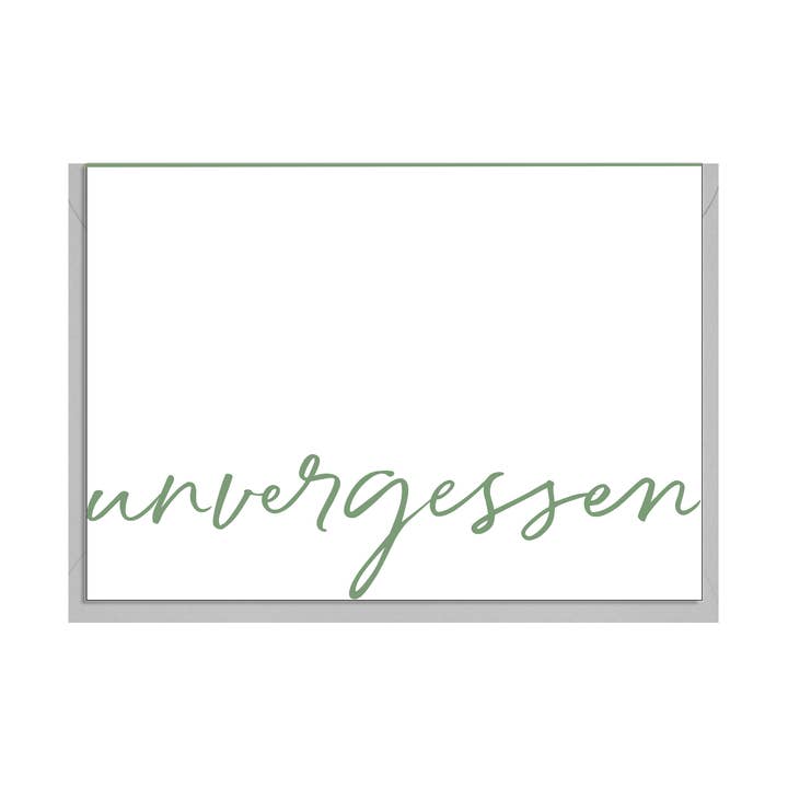 Folded card across, unforgotten for wholesale by 17;30