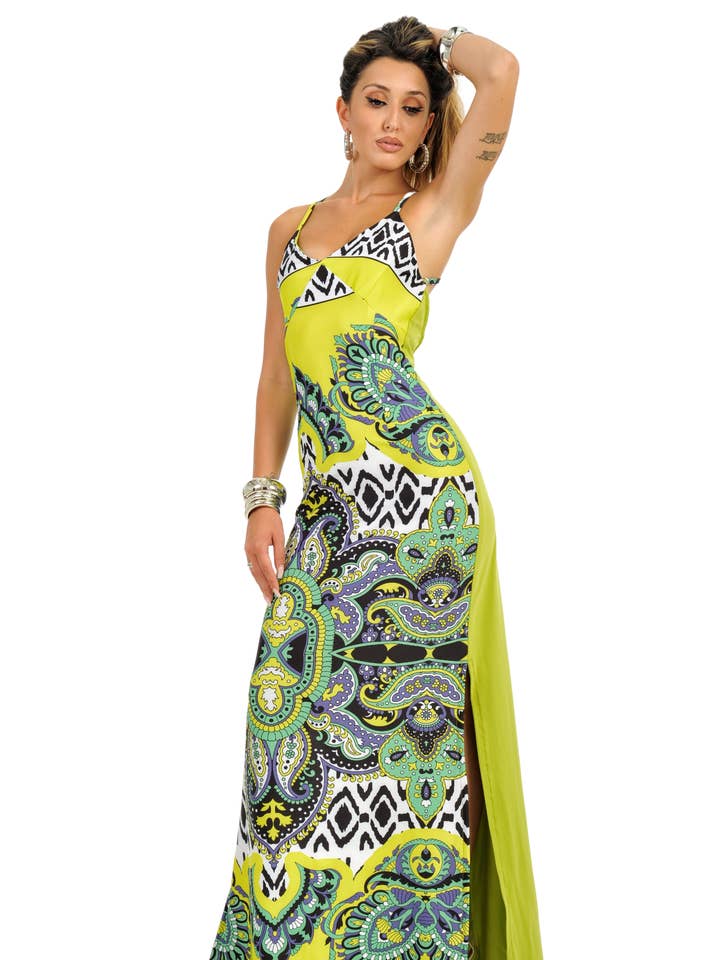 Tribal Long Dress per la vendita all'ingrosso da parte di Scalzi & Pareati