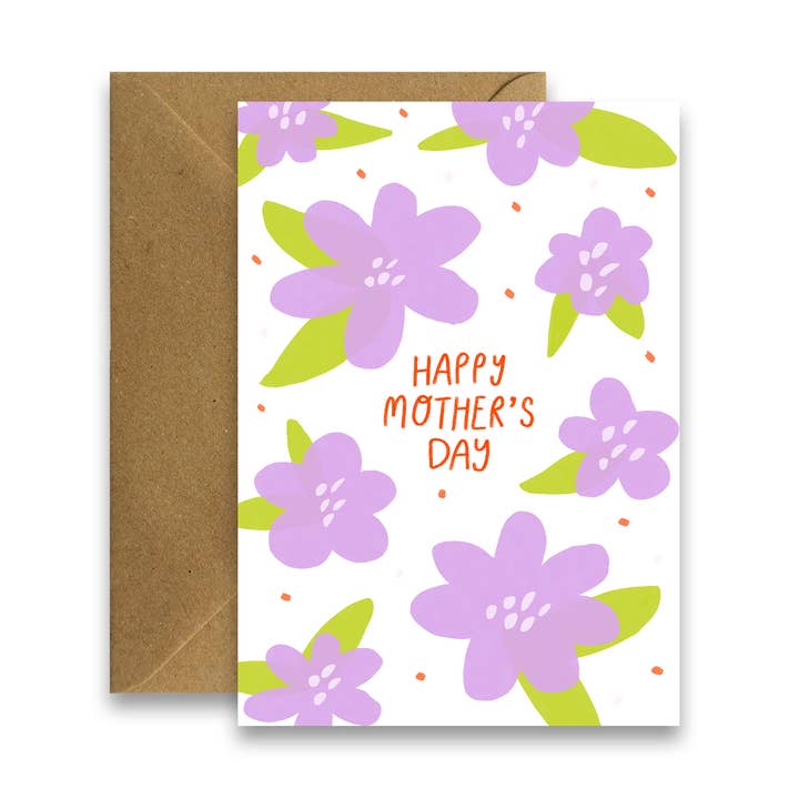 Floral Mother's Day Card voor wholesale door By Claire Schorman