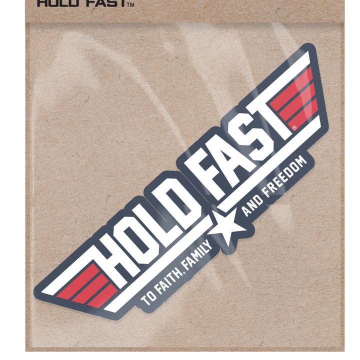 HOLD FAST Sticker Aviation Wings for wholesale by Kerusso