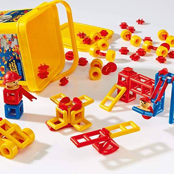 Mad Monkey GmbH - Wholesale Toy Set - Kids - Plasticant Mobilo 256 basic set - 86 pieces in a bucket2