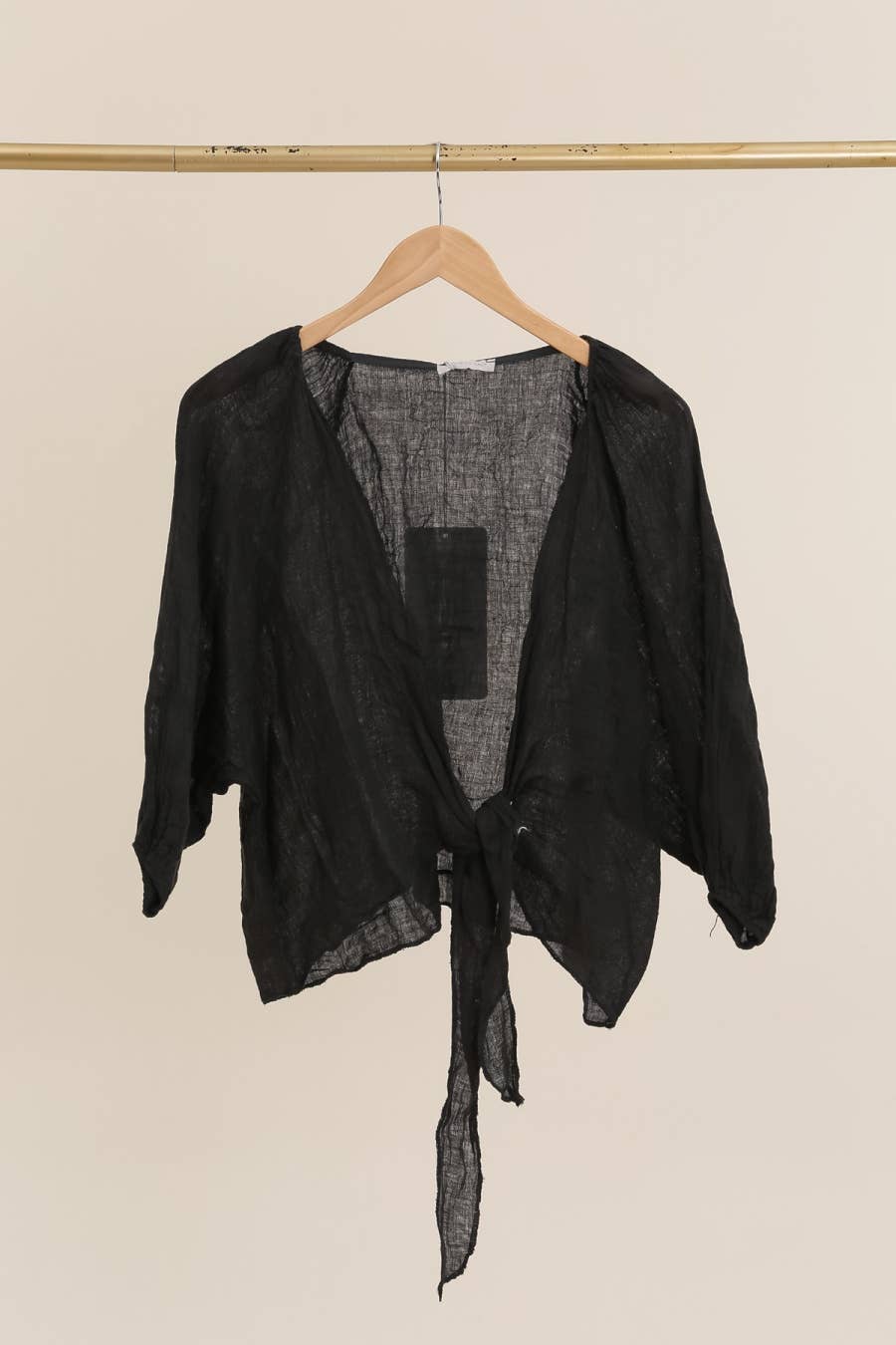 la maison des fibres naturelles - Wholesale Blouse - Dames - Linnen overslagtop 621286 van 100% linnen3