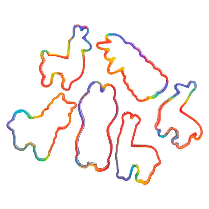 La Luna Bella - Toys - Wholesale Classic Toy - Kids - LLAMA RAINBOW SILICONE STRETCH BANDS LLB kids toys3