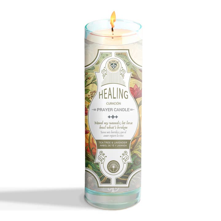 Designs by Deekay Inc. - Wholesale Votive candle - Healing Prayer Candle 8" (9.5 oz)2