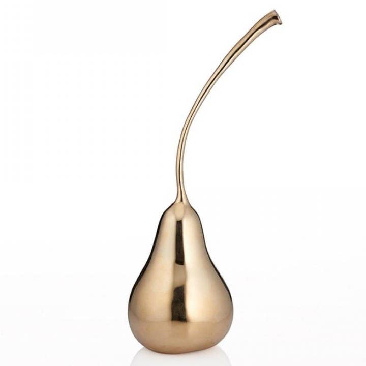 Pear Sculpture Gold for wholesale by LUNARES