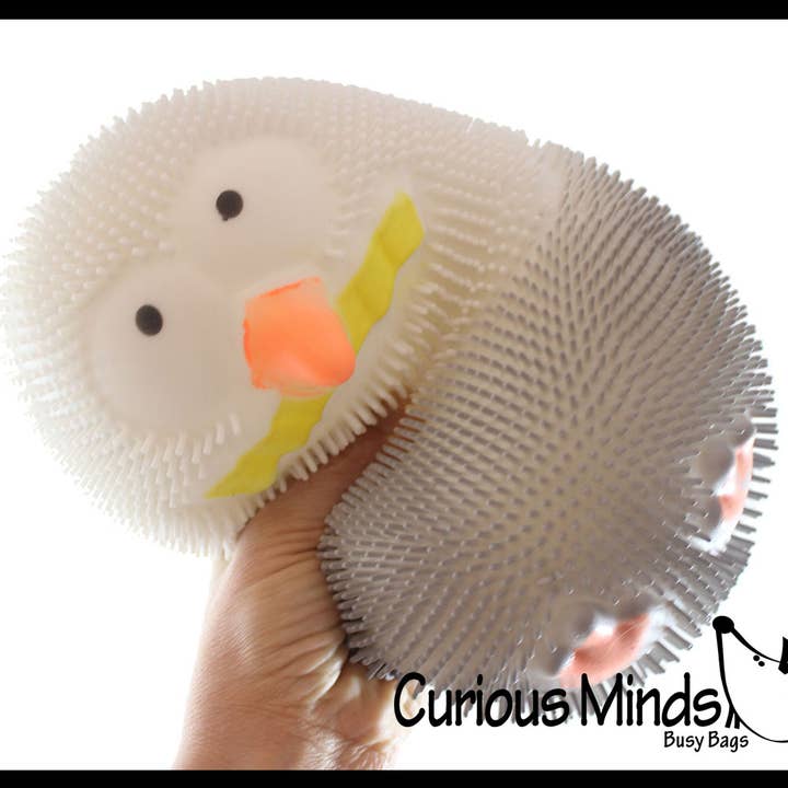 Curious Minds Toys - Wholesale Squishy toy – Kids & Baby - 1 JUMBO Seagull Puffer Air- Filled Squeeze Gull Pigeon5